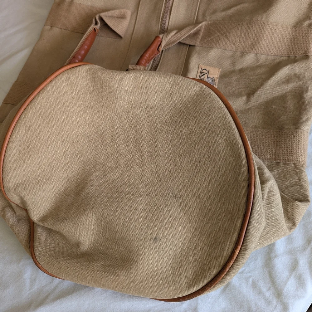 Lands' End Vintage Square Rigger Duffel Bag